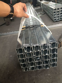 UL Kablo Hattı Destek Sistemi ile Sıcak Dip Galvanizli Çelik Unistrut Kanalı
