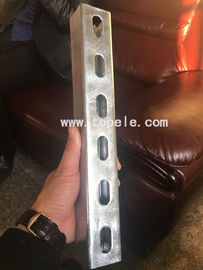 Sıcak Dip Galvanizli Çelik Çukurlu Unistrut Kanalı 41X41MM