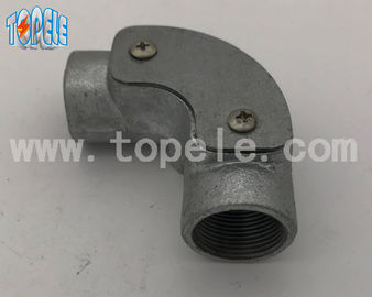 Dayanıklı BS4568 Metal Hattı Bağlantıları Yapışkan Demir Kanal Denetim Dirseği