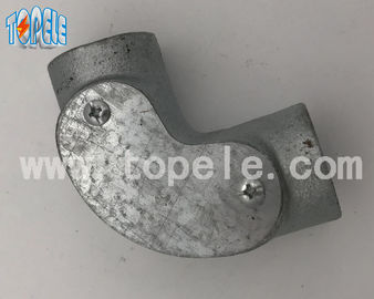 Dayanıklı BS4568 Metal Hattı Bağlantıları Yapışkan Demir Kanal Denetim Dirseği