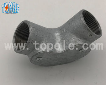 Dayanıklı BS4568 Metal Hattı Bağlantıları Yapışkan Demir Kanal Denetim Dirseği