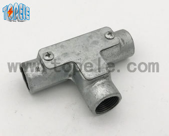 BS Eğilebilir Demirin Hattı ve Fittings Üç Yolu Kanal Denetimi Tee Junction Box