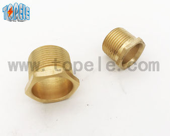 Bakır Flex Metal Kanal Fittings Uzun / Kısa Erkek Döşeli Altgen Çalı
