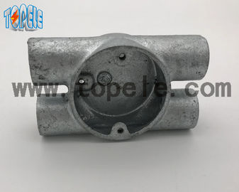BS4568 Elektrik Hattı Fittings Twin Through Way H Yapışkan Demir Kutusu 20mm -32mm