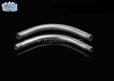 UL Listed Galvanizli Sert 90 Yarıçap Dirseği 2 Inch / GRC Elektrikli Dirseği NPT İplikler