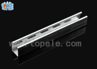 41*41mm Unistrut Kanal Strut C Profili / Çukurlu Destek Kanalı
