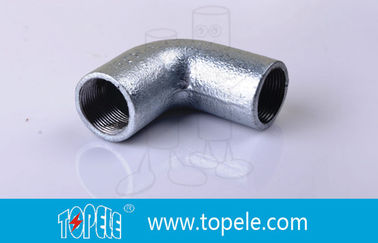 BS4568 Tüp Fittings 25mm Yapışkan Demir Katı Dirseği, 90 Derece Boru Eğilmiş
