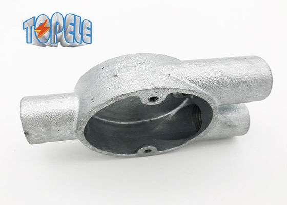 Yapışkan Demir Kutular BS4568 Kanal 20mm Şube 3 Way / Y Way Kutusu BS Kanal Kutusu