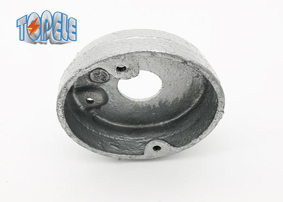 BS Gi Hattı Fittings Yapışkan Demir Sıcak Dip Galvanizli Loop Kutularda 1- 4 Konckouts