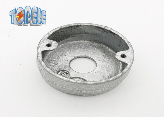 BS Gi Hattı Fittings Yapışkan Demir Sıcak Dip Galvanizli Loop Kutularda 1- 4 Konckouts