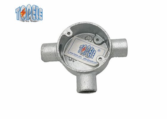 OEM Tasarımı Hattı Galvanizli Bileşikler Yapışkan DemirTee Dairesel Elektrik Kutusu