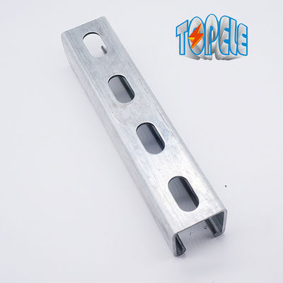 41*21 / 41*41 çelik galvanizli destek kanalı Unistrut Slotted Kanalı