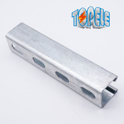 41*21 / 41*41 çelik galvanizli destek kanalı Unistrut Slotted Kanalı