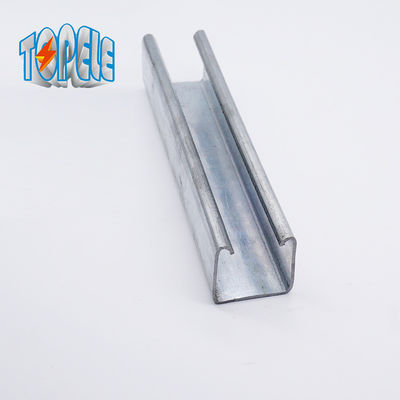 Sıcak Dip Galvanize Profil Unistrut C Kanalı 41 * 41 / 41 * 21