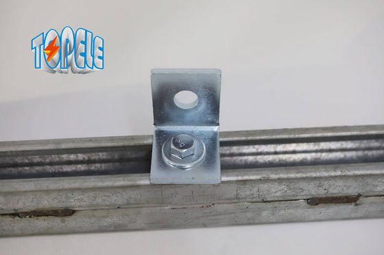 2 delik ucu açısı 3 mm Unistrut kanal bağlantıları