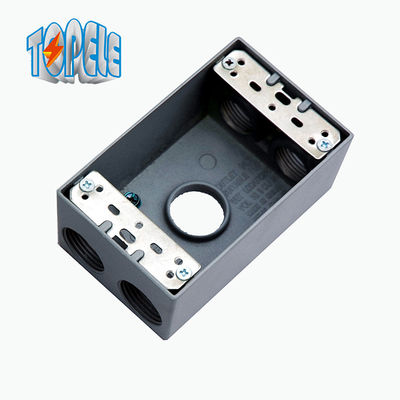1 Gang 3 Delik 3/4 Inç IP67 Hava Duruma Karşı Elektrikli Kutular