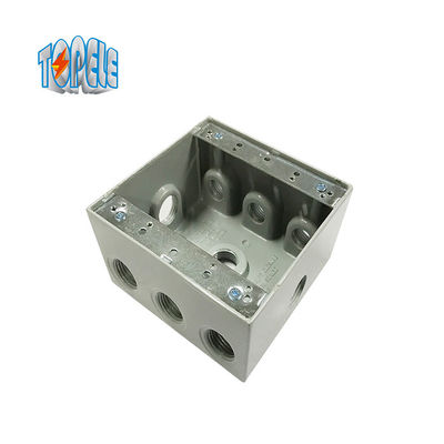 IP65 3/4 inç ipli çıkışlar iki çete hava kalıcı kutu