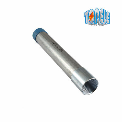 BS 4568 Kavramlı uçları ve kapakları olan galvanizli metal elektrik borusu