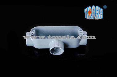 Girintili Alüminyum Ölçme dökme sert boru vücudu T Tipi 1/2 &quot;den 4&quot; e kadar