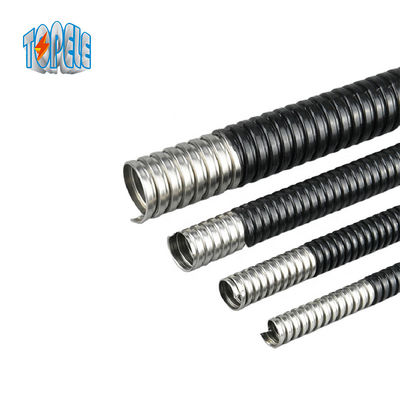 Galvanizli Çelik Elektrik Kablosu Ip65 Esnek Metal Kanal PVC Kaplı