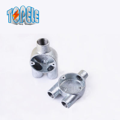 Yapışkan Demir Alüminyum Elektrikli Bağlantı Kutusu Galvanize 20mm 25mm