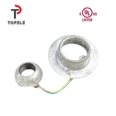 BS4568 Soket kapağı ile sıcak batırılmış galvanizli esnek top