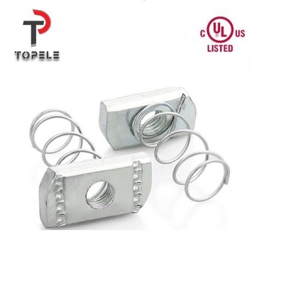 M6 M8 M10 M12 Unistrut Kanal Galvanize Zenk Kaplamali Çelik Yay Fındığı