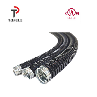 Galvanizli çelik elektrik esnek metal boru PVC kaplanmış