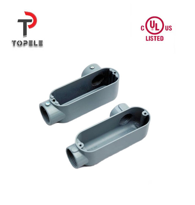 1/2 " UL Listesi Sabit Hattı LL / LR / LB / C / T Tipi Alüminyum NTP Tipi