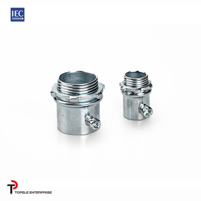 25mm 32mm IEC 61386 Emt Bağlantı Setleri vida Tipi Gümüş Çinko