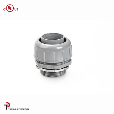 1/2" 3/4" 1" sıvı sıkı esnek boru PVC ile düz bağlantı